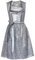Alte Liebe Damen Dirndl besondere Anlässe Spitzenschürze Midi Kleid Grau A341 /42