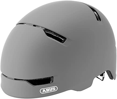 ABUS Stadthelm Scraper 3.0 - Robuster Hartschalen-Fahrradhelm für den Stadtverkehr - für Damen und Herren - Dunkelgrau, Größe M