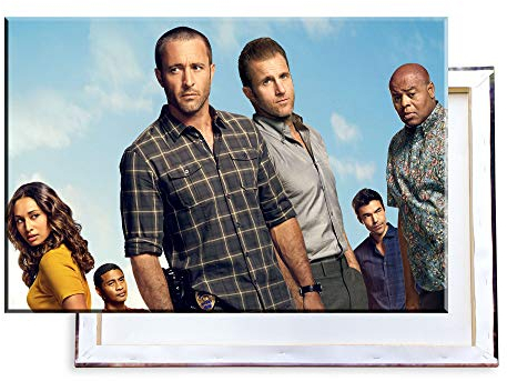 Unified Distribution Hawaii Five-0-120x80 cm Kunstdruck auf Leinwand • erstklassige Druckqualität • Dekoration • Wandbild