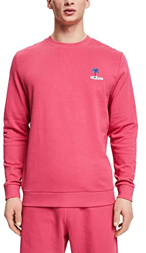 edc by Esprit 042CC2J301 Maillot de survêtement Homme - Rose (650/DARK PINK) - L