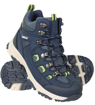 Mountain Warehouse Adventurer Kids Waterproof Boots | Lightweight & Durable Construction for Boys & Girls, Cushioned Footbed & Synthetic Upper for Comfort, for Hiking & Walking