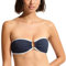 Seafolly Damen Ring Front Bandeau Bikini Top Badeanzug, Beach Bound True Navy, 36