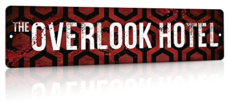 Putuo Vintage Hotel Sign - Man Cave Horror Movie Decor for Bedroom, Patio, Garage - Funny Gift Idea, 16x4in