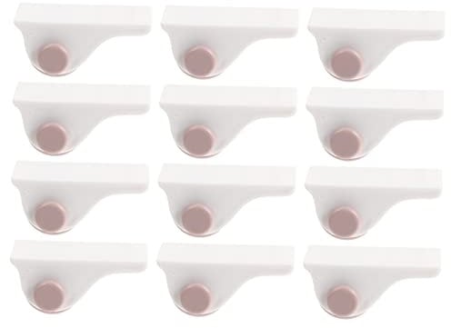 CORHAD Storage Box Caster Wheels 12pcs Self-Adhesive Casters Smooth Abs Material