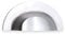 Infinity Decor Traditional Style Solid Brass Cup Shell Handle 105mm – Satin Chrome Kitchen Cabinet Drawer Cupboard Door Pull