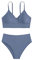 Fulidngzg Bikini Mädchen 140 Rüschen Größe Bikinihose Bedruckte Push Up mit Shorts Tankini Zweiteilige Set Triangel Badeanzug Bikinioberteil Badeanzüge für 2-14 Jahre