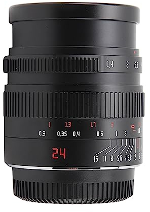 24 Mm F1,4 Manueller Fokus APS C Weitwinkel-Festbrennweitenobjektiv für Fujifilm GH3 GH4 GF1 GM1 GM5 für E M1 E M5, Manuelles Fokusobjektiv für Fujifilm, M4/3-Fassung