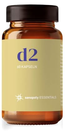 Sanopoly ESSENTIALS d2 | 60 Vitamin D2 Kapseln