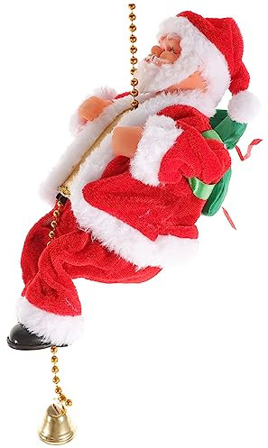 Alipis 1Stk Feiertagsbaum Ornament Weihnachtsdekorationen elektrische Puppe Weihnachtsfeier Anhänger Weihnachtsfeierverzierung Weihnachtsschmuck Weihnachten Spielzeug Seilklettern