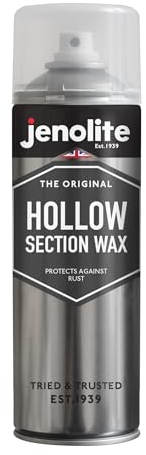 JENOLITE Hohlraumwachsspray | ROSTSCHUTZ | 500 ml | 600 mm Verlängerungsrohr und Düse | Ideal für Autotüren, Paneele, Kastenprofile | Selbstdichtender Rostschutz