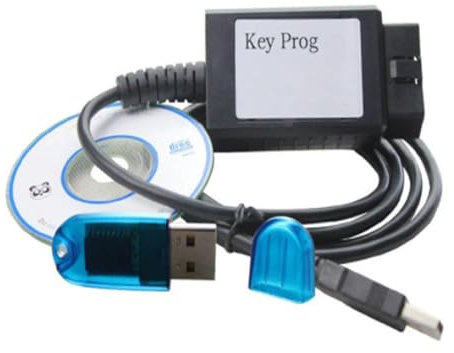 Programmateur de clé automatique professionnel 4 en 1 avec clé USB Dongle Programmateur OBD2 Outil de diagnostic Pas besoin de code PIN Programmateur de clé USB Clé de lecture et de programmation Clé