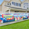 DOMAVER EM Fussball 2024 Banner 300*50 cm, Fußball Europameisterschaft 2024 Banner 24 Mannschaft Flaggen Deko für Euro Fußball 2024 Dekoration, Fanartikel Fußball Party Deko für Haus Garten Bar Party