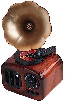 GARVALON Carillon Fonografico in Plastica Decorazione per Grammofono da Tavolo Adatto per Soggiorno Giardino E Camera da Letto