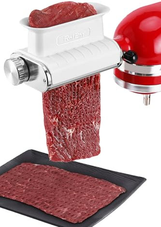 Fleischklopfer Aufsatz für KitchenAid, Klopfer Maschine für Küchenhelfer & Cuisinart SM50 Standmixer, Fleischklopfer Werkzeug, alle Teile spülmaschinenfest