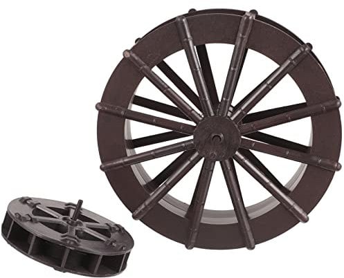 Supvox 2St Brunnen Feng Shui Rad Minirad Laufendes Wasserrad Zubehör für Wasserbrunnen Desk Fountain brunnenkresse falll Tischwasserfall Wasserfallrad Wasserradmodell selber Bauen Plastik