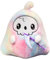 Ueiwffzo Kuscheltier Sensenmann Halloween Deko, Weiches Flauschiges Sensenmann Geister Plüschtier Dekokissen, Halloween Deko Geist Stofftier für Sofa Bett Kinderzimmer (30 cm,Sensenmann)