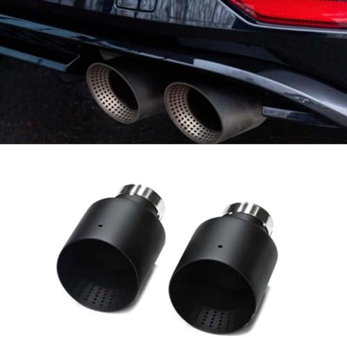 KAEW Endstuck Auspuff für Golf 7 MK7 GTI, Auspuffblenden Edelstahl Auto Endstück Endschalldämpfer Spitze Endrohrblende