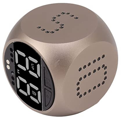 Temporizador de seis lados, superficie 3D, temporizador de entrenamiento de cubo digital preciso para gestión del tiempo, estudio en casa (B)