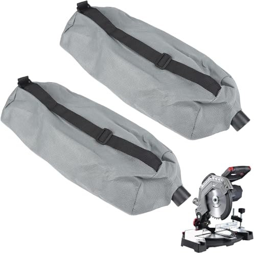 2Pcs Sander Dust Bag, 20x8 Inch ABS Collection Bag with Adjustable Strap, Universal Replacement Grey Color Bag,Dust