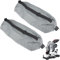 2Pcs Sander Dust Bag, 20x8 Inch ABS Collection Bag with Adjustable Strap, Universal Replacement Grey Color Bag,Dust