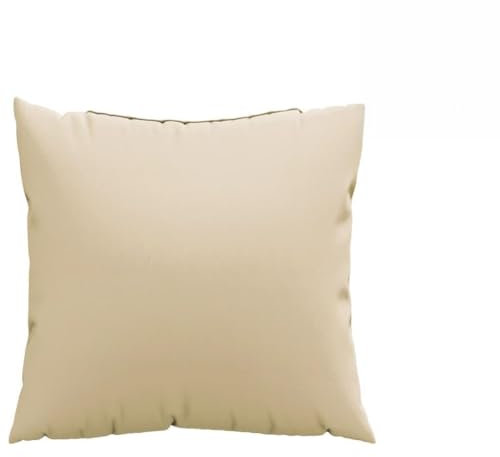 SXJEQOC Sitzauflagen Stuhlkissen Sitzkissen Gartenstuhlauflagen - Sofakissen 4 STK. Beige 50x50 cm Stoff für Wohnzimmer Balkon Outdoor Küche