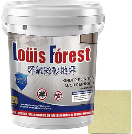 Pulunto Hochglanz Marmoreffekt Epoxid Bodenbeschichtung, Louis Forest Epoxid Fußbodenfarbe, Garagenböden Farbe, Wasserdichte wasserbasierte Epoxid Bodenfarben, Marmorfarben, Haushaltsmöbelfarbe