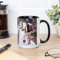 Wanapix | Taza XL Personalizada con Foto y Texto | Capacidad de 440ml | Taza Grande de Cerámica con Diseño Único | Regalo Original | Apta para Microondas | Interior y Asa Color Negro