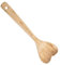 Bamboo Heart Shaped Spoon, 12 Inch Heart Spoon Measuring Spoons Kitchenware Tea Spoons for Tea Party Cooking Cooks Hostesses Mom Grandma Wife Weddings House (Wood Color)