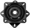 QUARKZMAN 5 Sgabello Girevole di Ricambio, Girevole a 360° Lazy Susan, Piastra di Montaggio Base Girevole con Cuscinetto a Sfera Quadrato per Poltrona Reclinabile o Tavolo, Nero (125x1.8mm)