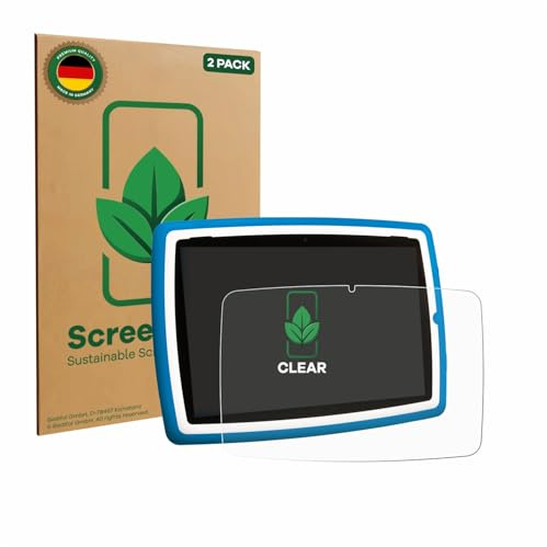 ScreenLeaf Pellicola Protettiva per Lisciani Mio Tab 10 Tutor XL | 2 Pezzi Chiara Protezione Schermo Made in Germany Antigraffio Proteggi Schermo Case-Friendly
