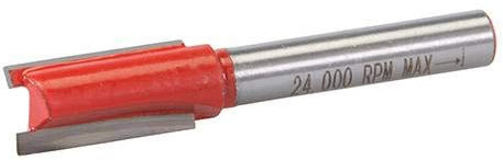 ¼” Shank – 10mm x 20mm Tungsten Carbide Straight Router Bit – Worktop Wood Cutter - Loops