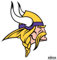 NFL Siskiyou Sports Fan Shop Minnesota Vikings Logo Magnete 20,3 cm Blatt Teamfarbe