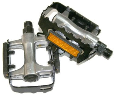 MSC Flach-Pedalen reflecktierend. Achse aus Stahl