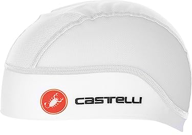 CASTELLI Herren Summer Skullcap cap, Weiß, Einheitsgröße EU