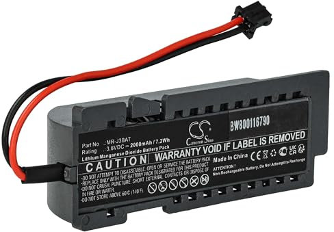 vhbw Batterie kompatibel mit Mitsubishi MelServo MR-J3-A4 Servoverstärker (2000mAh, 3,6V, Li-MnO2)