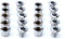 Neuocean 10pcs Bicicleta Manivela Fijación Pernos, Albero a Gomiti Cadena Tornillo con Perno Tuerca para Carretera Montaña Bicicleta(10.4mm)