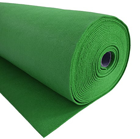 Bastelfilz 1m Meterware Filz 90cm x 1,5mm Dekofilz Taschenfilz Filzstoff 45 Farben, Farbe:apfel