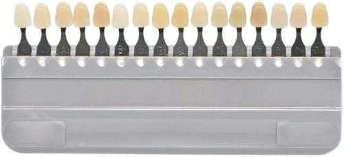 1Set Dentaire Blanchiment Des Dents Guide De L'ombre Avec 16 Couleurs, Blanchiment Des Dents Tableau De Porcelaine Dentiste Matériel Dentaire Matériel Dentaire Whiting