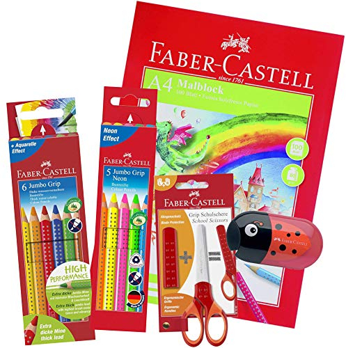 Faber-Castell 110906 - Buntstifte Jumbo Grip Set