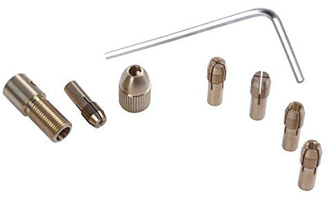 Basage de pinzas de mandril de taladro de 0,5 a 3 mm de 8 piezas para herramientas