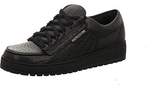 Mephisto Originals Rainbow Halbschuhe Berren Black mit Lederfutter, Luftpolster Dämpfung und extrem griffiger Gummisohle | Herrenschuhe |Black Namouth EU 42