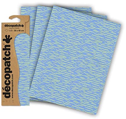 Décopatch C836C - Blisterpackung mit 3 gleichen Bögen, No. 836, 30x40cm, 1 Pack