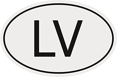 U24 Aufkleber Autokennzeichen LV = Lettland Autoaufkleber Sticker