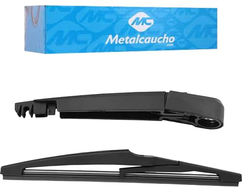 Metalcaucho 68215 Heckscheibenwischer + Arm Hinten 235mm Kompatibel mit OPEL Karl C16