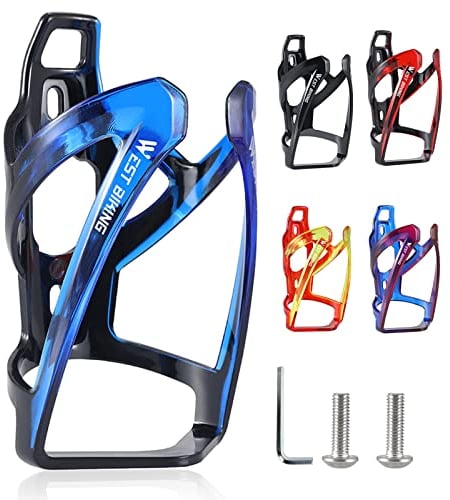 Flaschenhalter Fahrrad Getränkehalter Fahrrad Flaschenhalter Verbesserte Version Trinkflaschenhalter Fahrrad schön unzerbrechlich Leicht fahrradflaschenhalterung Blau