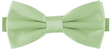 Ladeheid Fliege Kinder Jungen mit einstellbarem Band für Anzug festlich Kinderfliege Mode für Jungs MJ (10cm x 5cm) (10cm x 5cm, Pistazie)