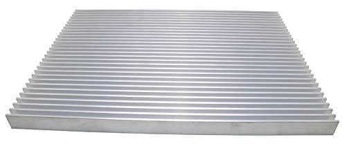 Großer Aluminium-Kühlkörper 300 x 220 x 18 mm / 11,81 x 8,66 x 0,71 Zoll Kühlkörper Kühler Kühlkörper für LED LCD CHIP Elektronische Verstärker Transistor Halbleitergeräte Wärmeableitung