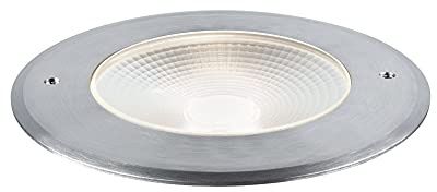 Paulmann 94748 LED Außenleuchte Bodeneinbauleuchte Vanea seewasserresistent IP67 rund 160mm 3000K 15,5W 800lm 230V Alu Warmweiß