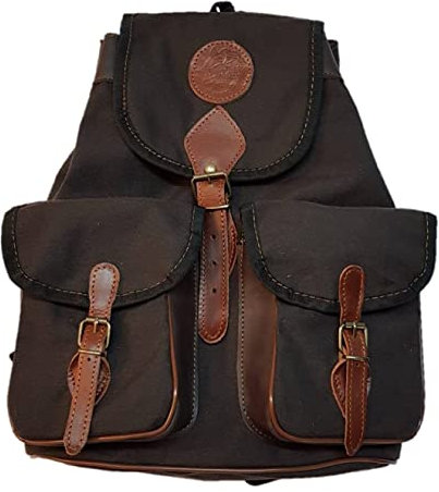 Articulos de Caza Mochila de caza grande de lona con dos bolsillos