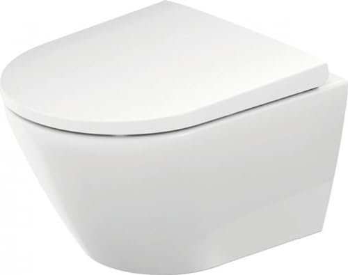 Duravit D-Neo WC suspendido Compact, lavable, 370x480x400mm, sin borde, 258809, Color: Blanco